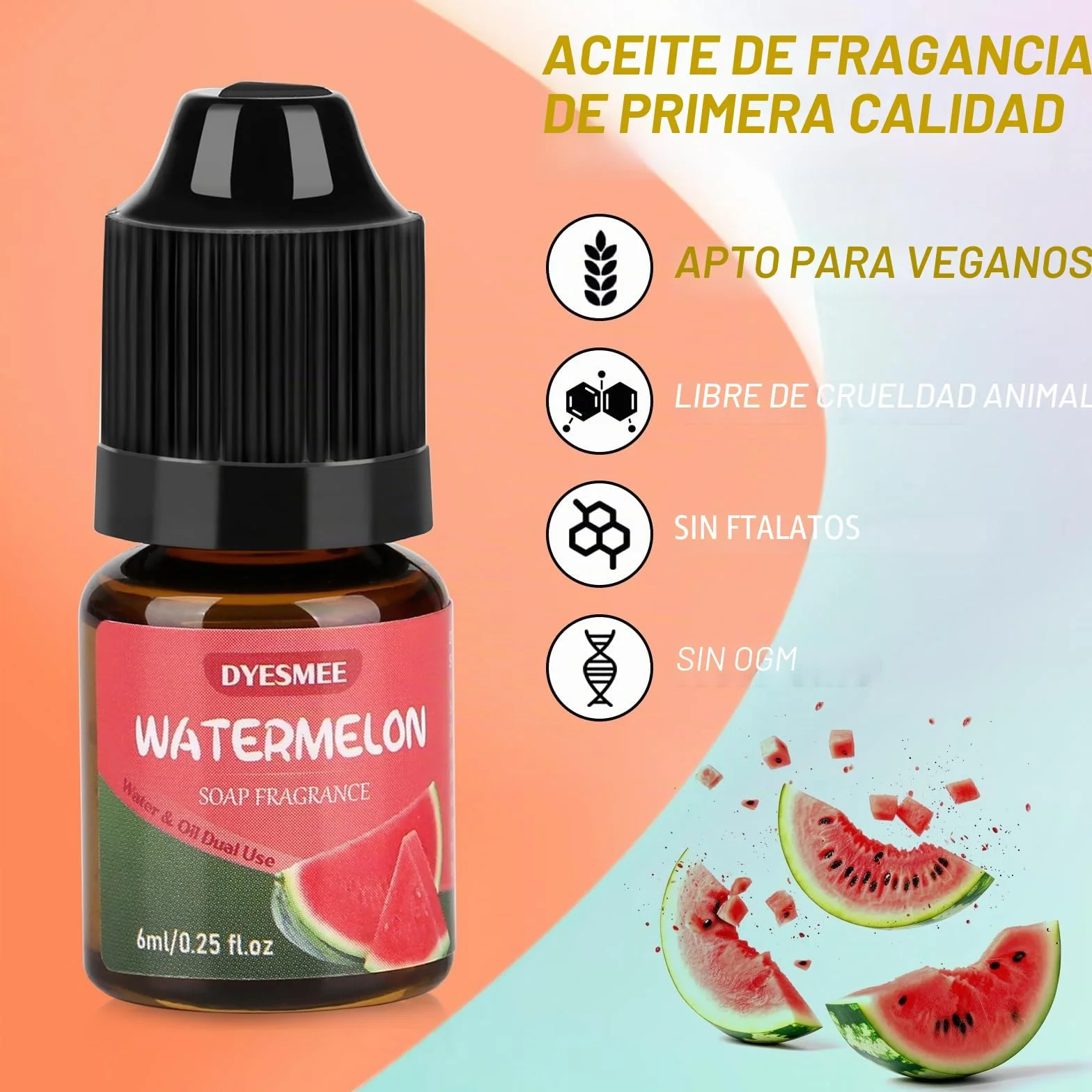 Aceite Aromático para Jabón, 16 x 6 ml de Aceite Aromático para Hacer Jabón, Juego de Aceites Aromáticos Líquidos para Bombas de Baño Caseras, Slime, Velas, Lociones, Cosméticos y Aromas para el Hogar