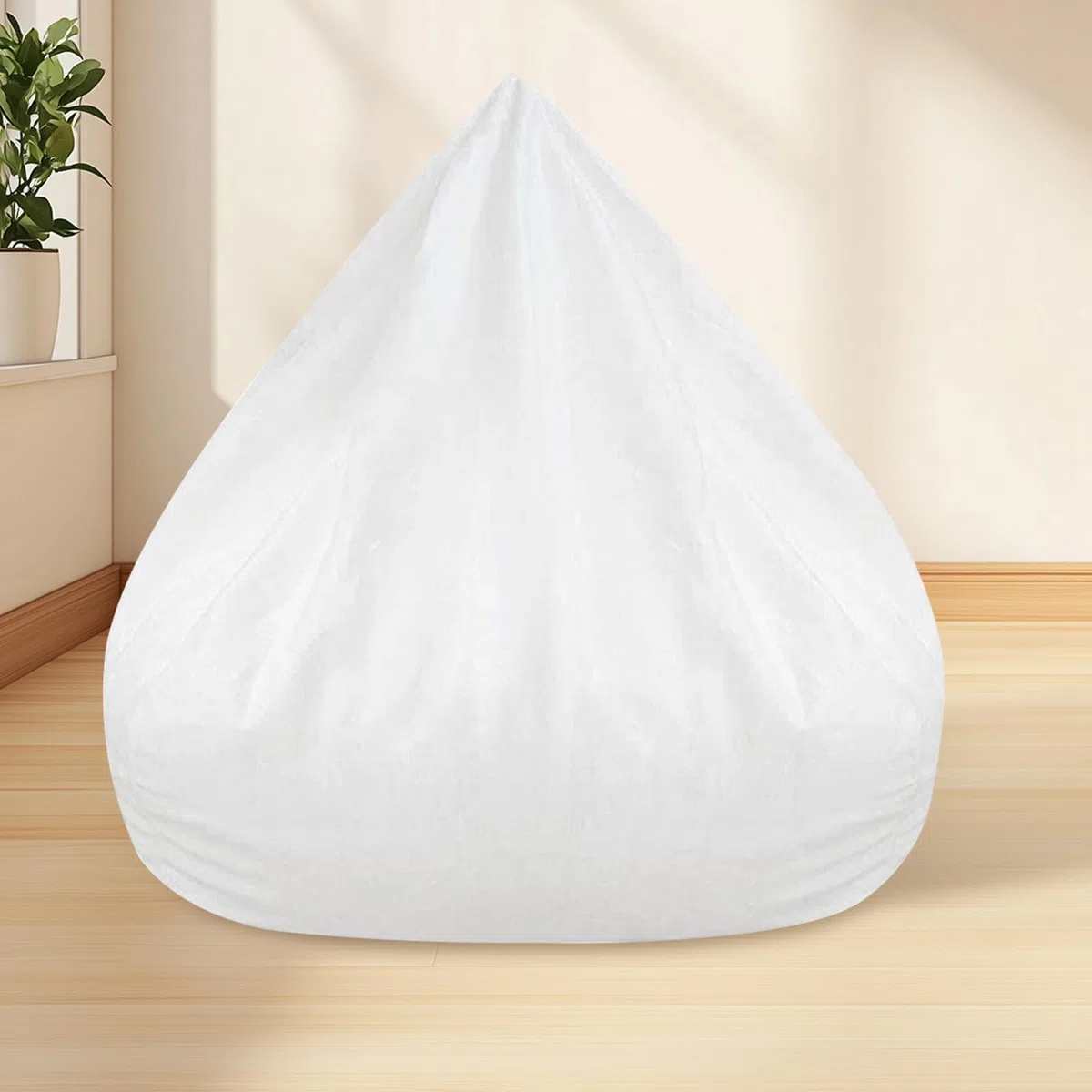 VOSAREA Funda Interior para Sofá Perezoso sin Relleno 130X90X155 CM Bolsa de Tela Resistente para Forro de Puff Accesorio Práctico y Lavable para Muebles de Sala