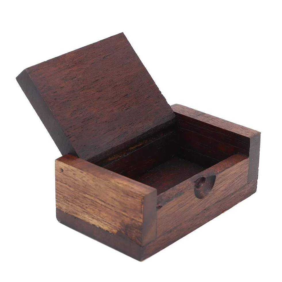 TOPINCN Dispensador De Palillos De Dientes, Mini Bolsillo De Madera Para Palillos De Dientes, Caja De Almacenamiento Portátil Para Palillos De Dientes Para Uso En El Hogar Y El Hotel