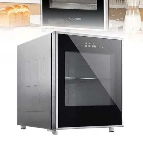 Prueba de masa de grado comercial con control de humedad, cámara de fermentación eléctrica para masa madre, baguette y ciabatta perfectas
