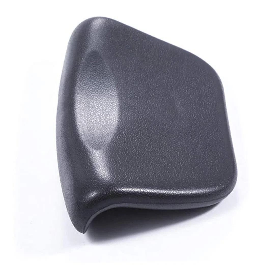 Almohada de baño de piel sintética, cojín de spa ergonómico para la cabeza y el cuello, para el hogar, jacuzzi, accesorios para el hogar, color negro