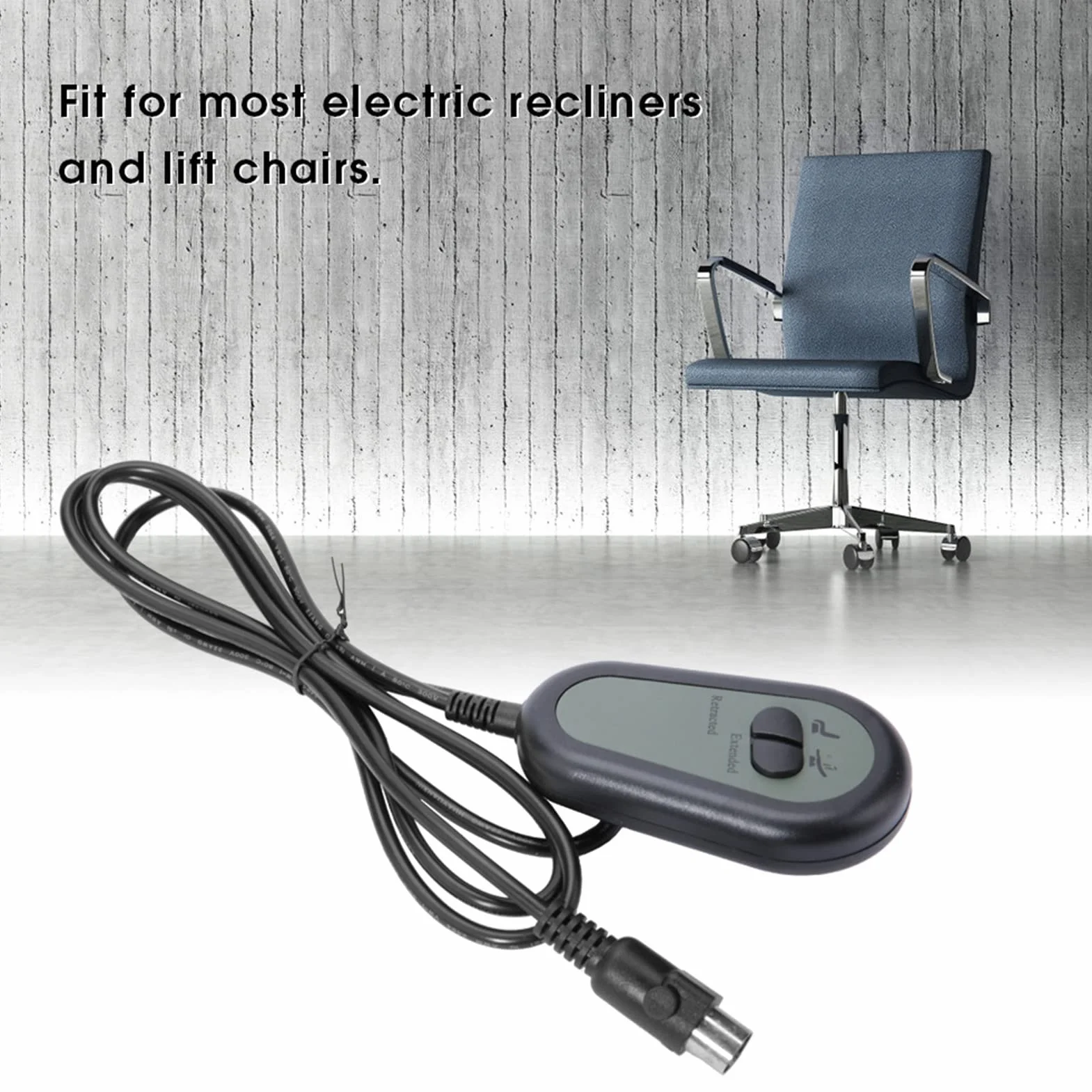 Controlador Reclinable, Controlador De Interruptor De Silla Reclinable De 2 Botones Controlador De Interruptor De Sofá Controlador De Interruptor De Mano De Control Remoto Eléctrico Para Silla Elevado