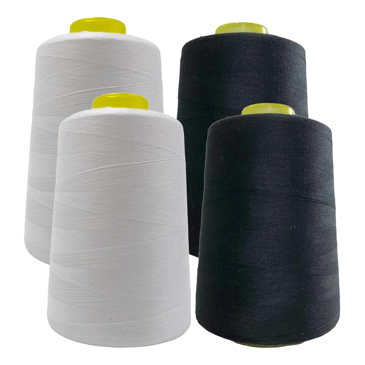 4 Bobinas de Hilo De Coser (4.500 metros/rollo), Hilo de Poliéster de Alta Resistencia, Bobinas de Hilo para Labores De Costura, (4 unidades, 101332-5000Y)