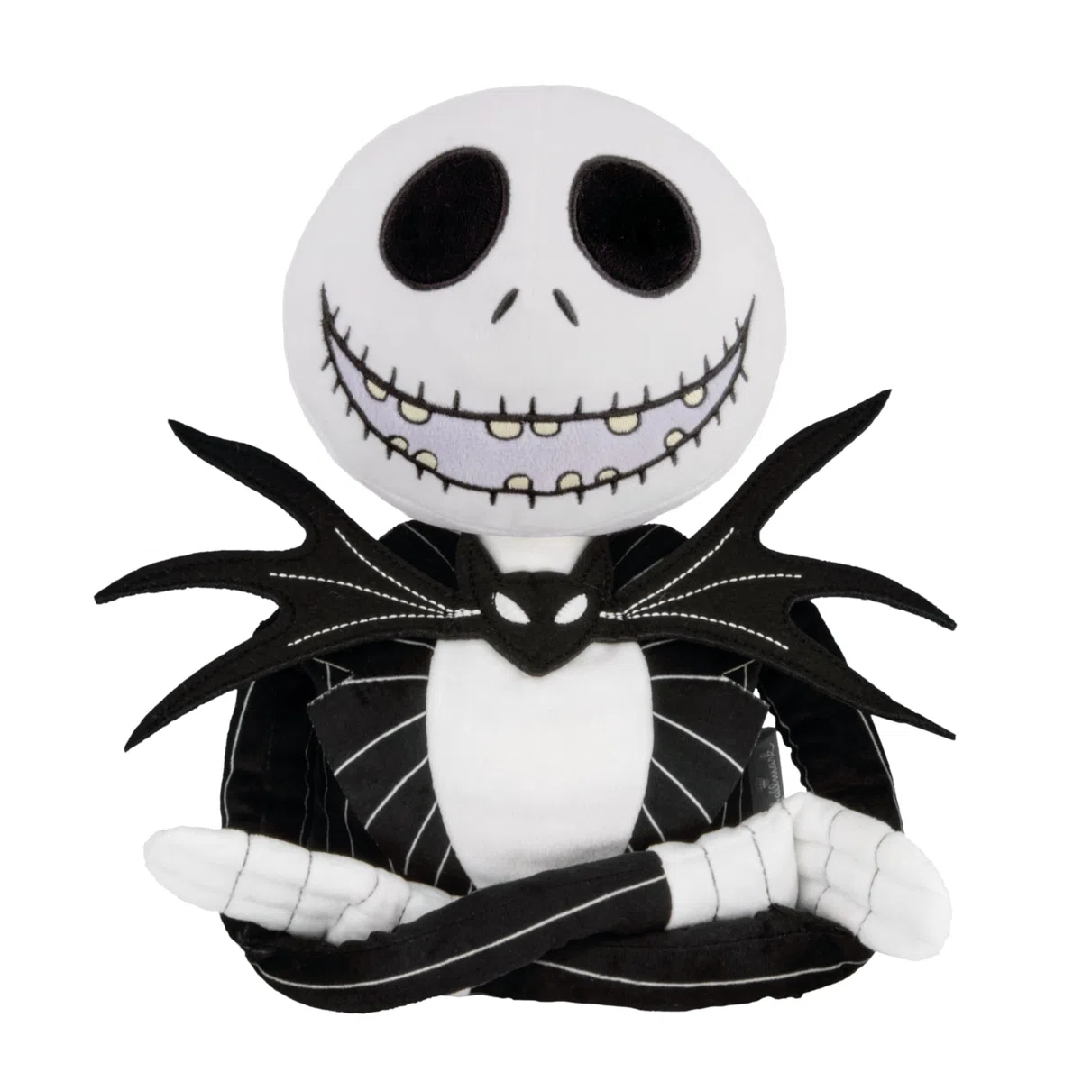 Hallmark The Nightmare Before Christmas Punta de Árbol, Jack Skellington, Adorno de Navidad, Decoración de Árbol, Negro, Blanco