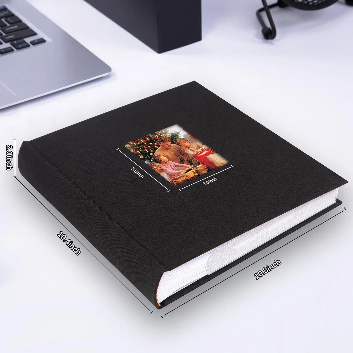 Álbum de fotos de 5 x 7 pulgadas, 240 fotos, marco de lino con áreas de notas, álbum de fotos de 5 x 7 pulgadas, álbum de fotos de boda de 5 x 7 pulgadas, libro de fotos de 5 x 7 pulgadas con espacio