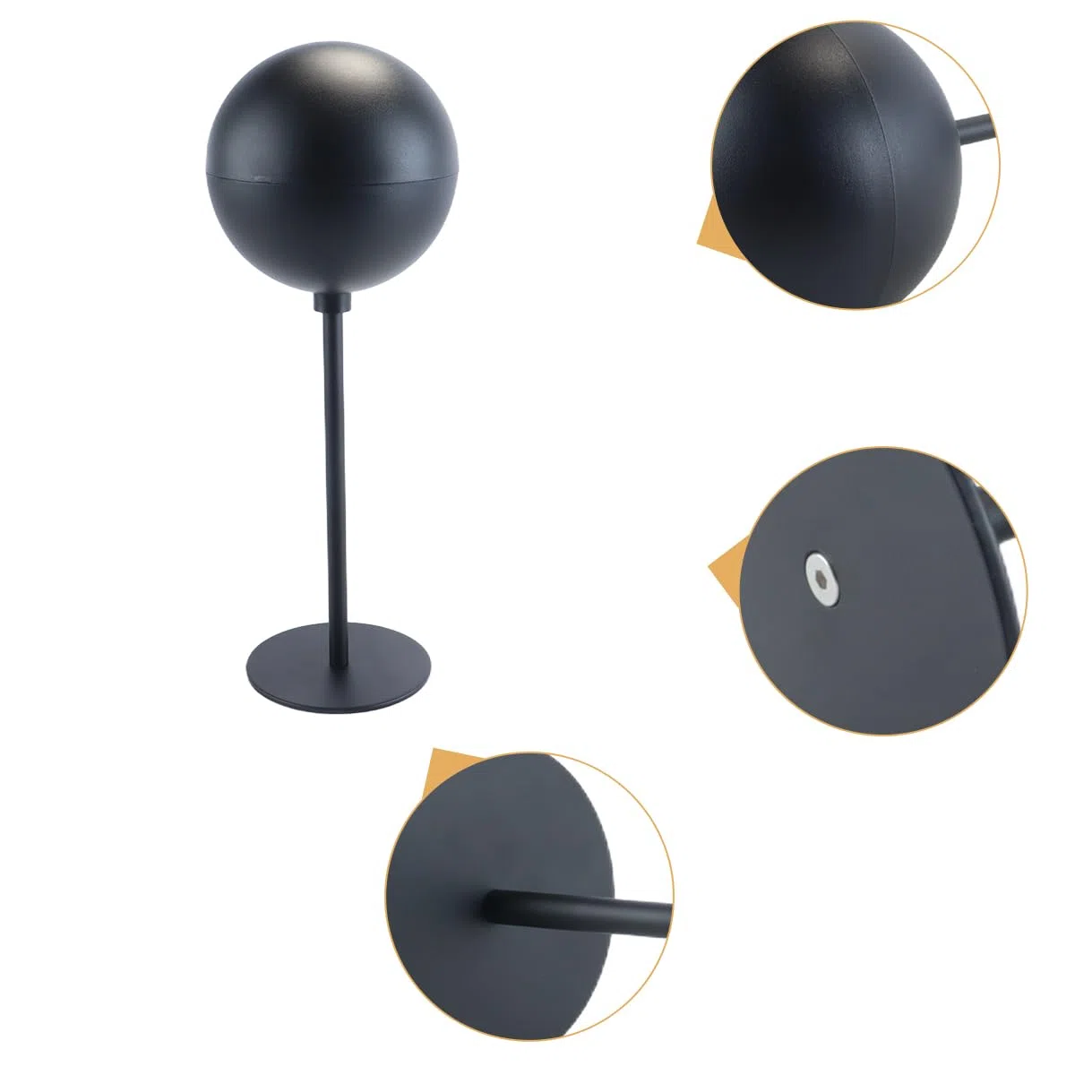 Soporte para casco de motocicleta, soporte independiente para casco de bicicleta, soporte de almacenamiento para sombreros y pelucas.