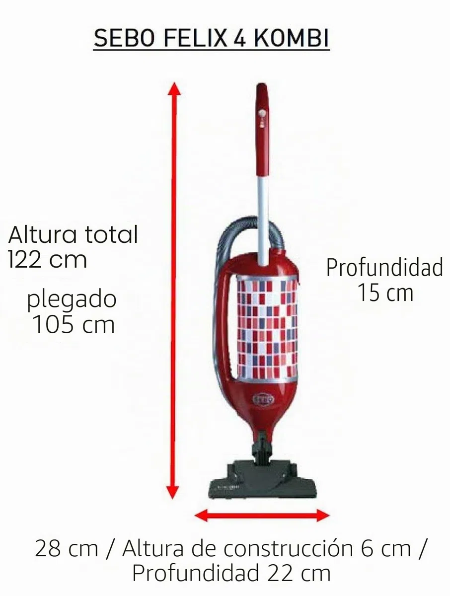 SEBO Aspirador Felix 4 Rojo