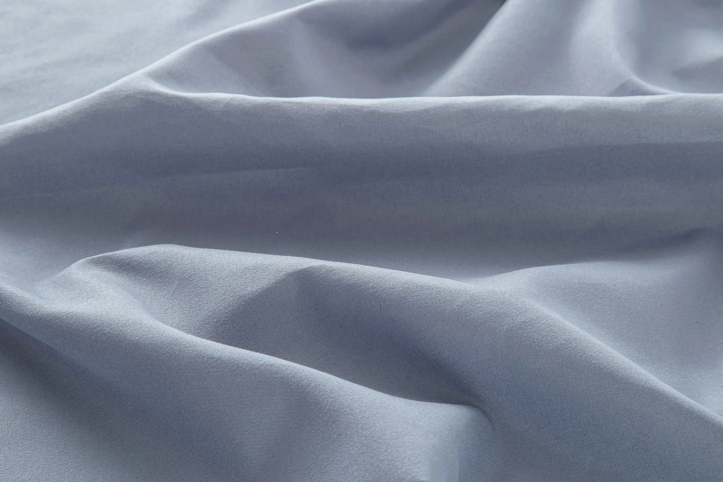 Todocama Juego de Sábanas de 4 Piezas - 4002 - Sábana Bajera Ajustable - Encimera - Dos Fundas de Almohada de 50x80cm (Cama 90x190/200 cm, Azul Grisáceo)