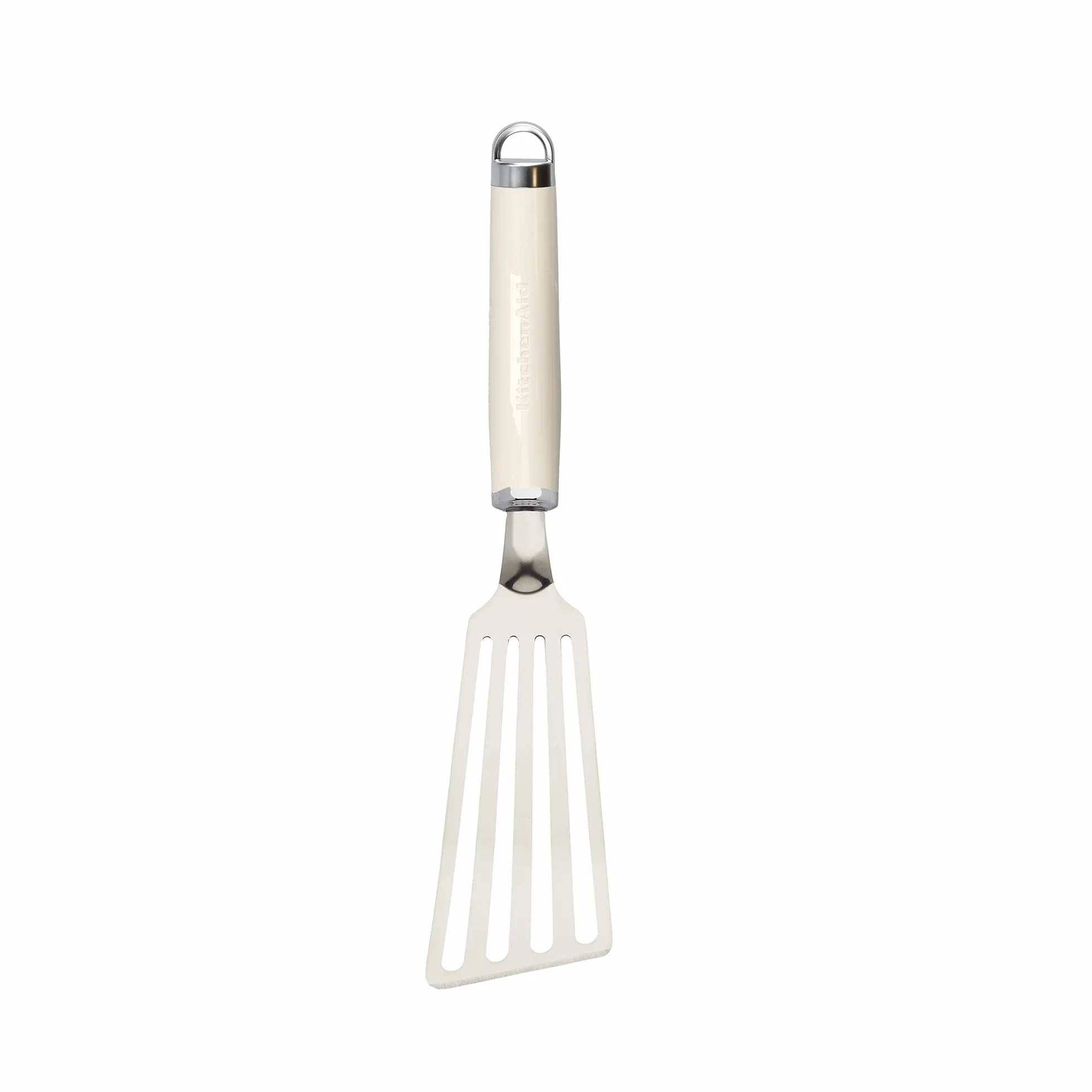 KitchenAid Espátula con Rejilla Flexible para Pescado de Acero Inoxidable 18/8, Beige