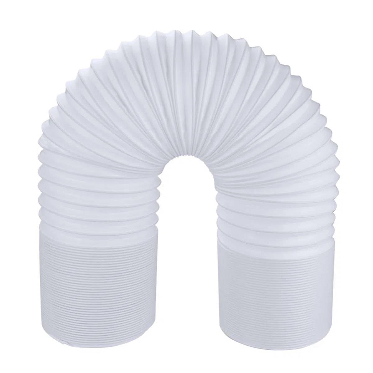 Tubo Aire Acondicionado Portátil, Ø 130 Mm, 1.5 M Manguera De Escape Para Aire Acondicionado, Tubo Flexible De Salida De Aire AC De PVC Con Rosca En Sentido Antihorario Para Aire Acondicionado/cocina