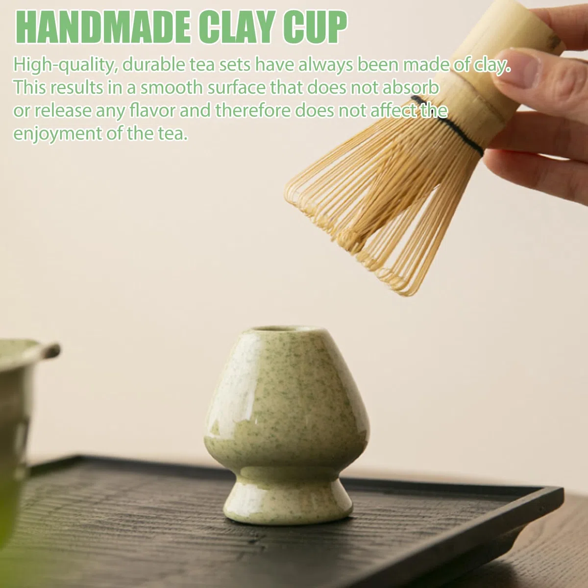 GOMETY Tazón de té japonés para matcha con vertedor, Chawan para batir matcha, cuenco tradicional de cerámica