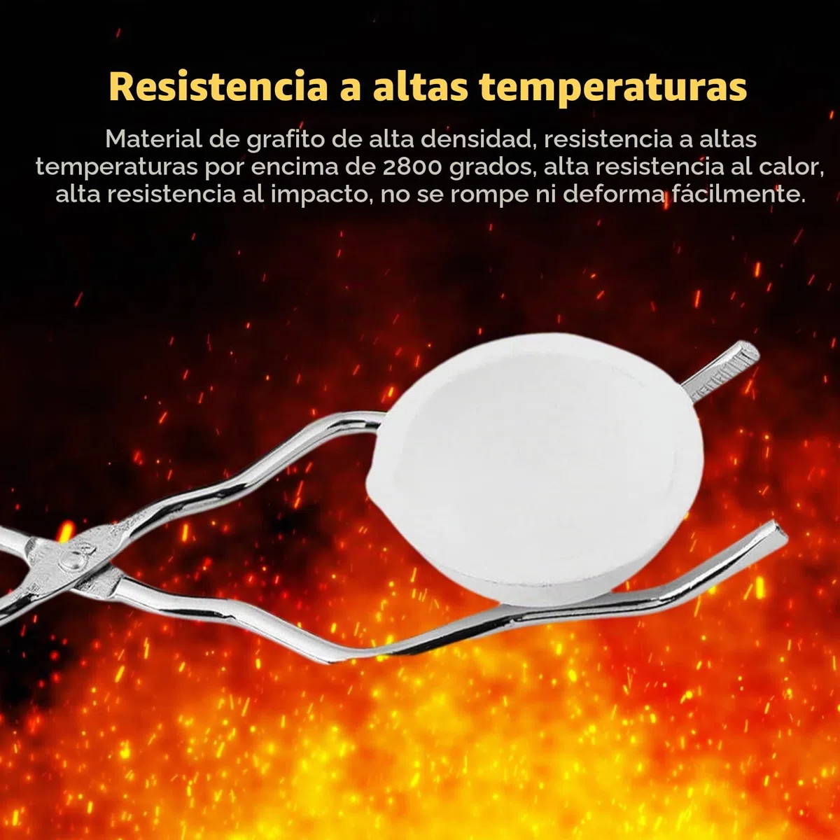 4 Piezas Juego de Horno para Fundir Oro, Resistente y Fácil de Usar, Juego de Horno para Fundir Oro, Amplia Gama de Aplicaciones, Juego para Fundir Oro, para Oro, Plata, Fusión de Aleaciones (negro)