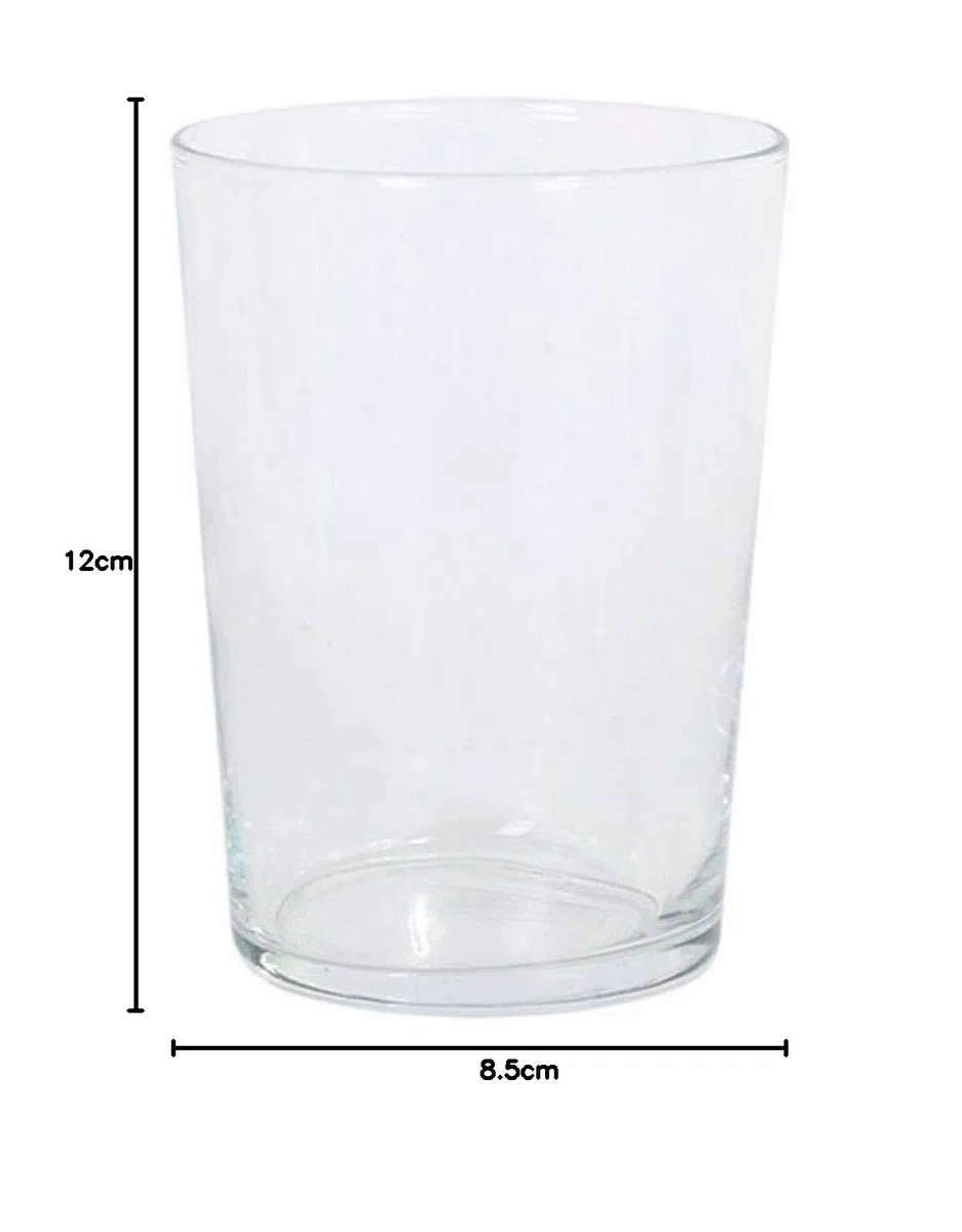Acan Tradineur - Juego de 12 vasos de sidra de cristal de 50 cl, vaso ancho para bebidas, combinados
