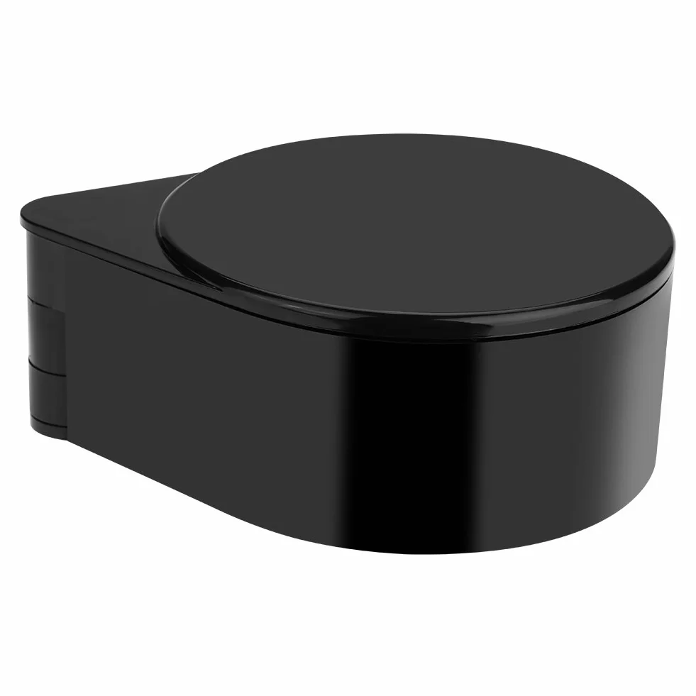 Pilipane Rimmer de Vidrio de Barra de 3 Niveles, Rimmer de Vidrio de Barra Negra para Margarita y cóctel, Herramienta de Camarero Rimmer de Vidrio de Barra con Esponja