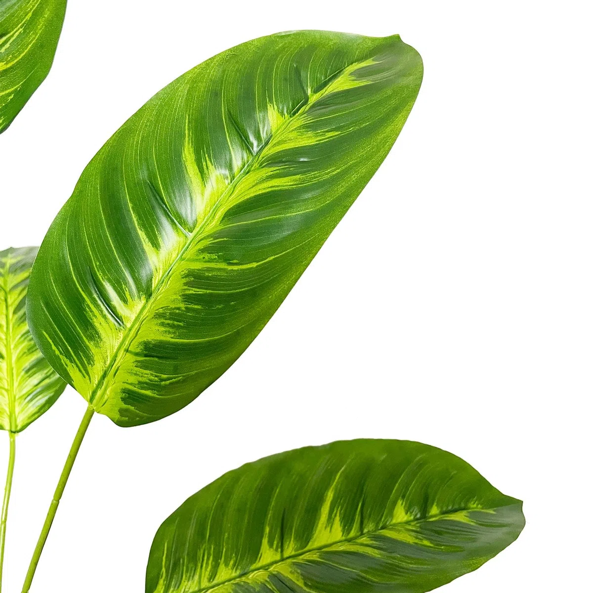 Planta Artificial con Maceta Palmera Grande Árbol Artificial Plastico Ideal para Decoración del Hogar Oficina Interior y Exterior Salon Dormitorio Balcón Moderno (80cm Plátano Tropical)