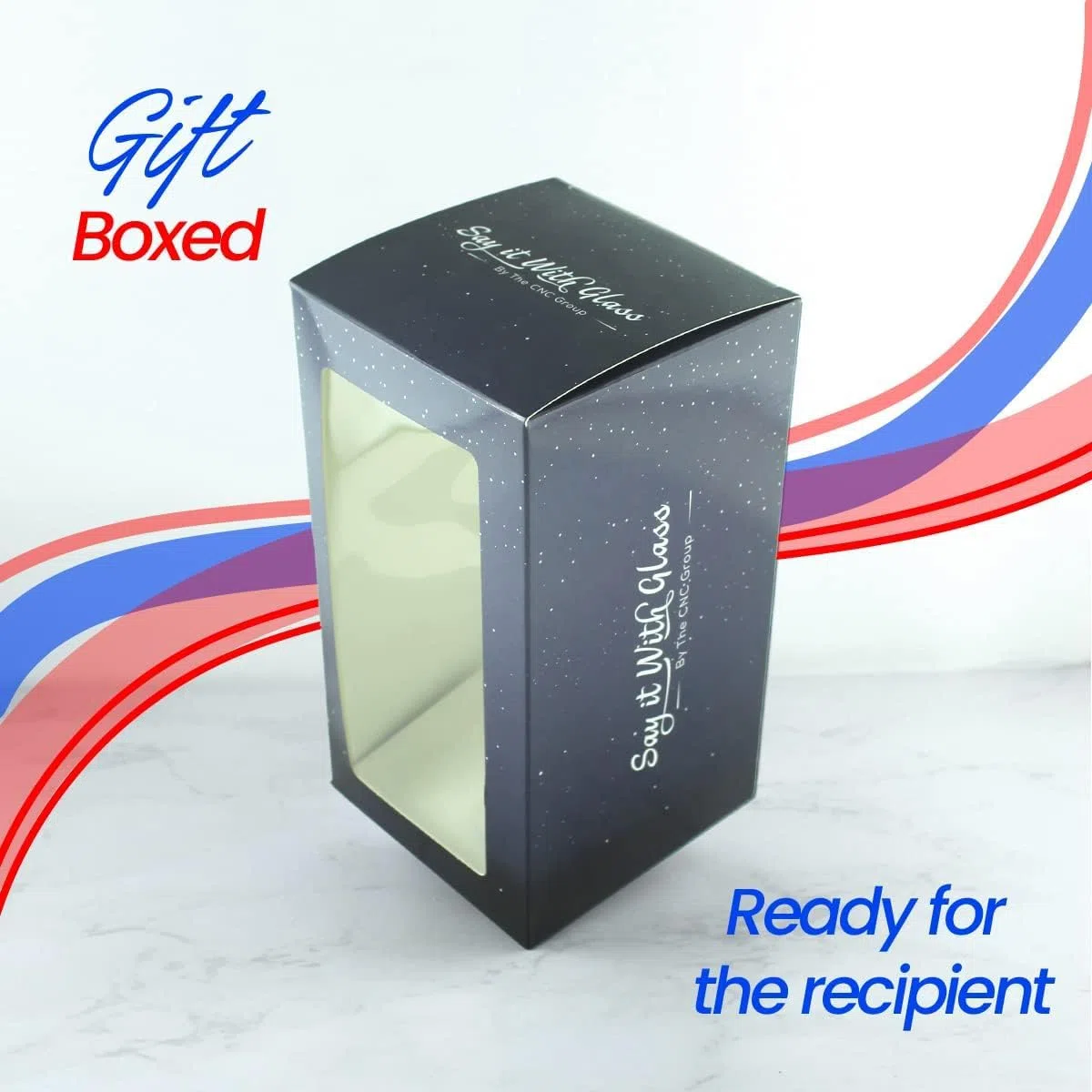 All Things Personalised Copa Gin Tonic Personalizada 640 ml - Gin Vaso Balón con Grabado Láser, Nombre y Mensaje - Diseño Copa también para Cócteles - Regalo Original Hombre y Mujer, Caja de Regalo