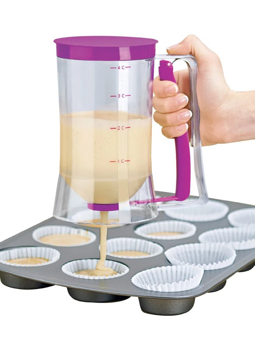 Pancake Bateador Cupcakes De Dispensador