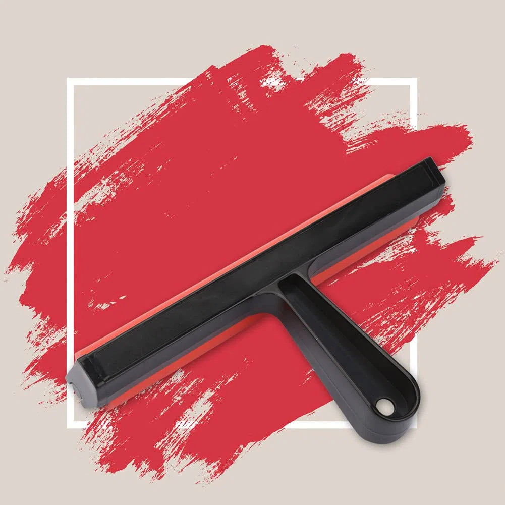 Tyenaza Caucho Brayer, Rodillo de Grabado de Caucho, Rodillo de Impresión de Tinta, Art Tinta Pintura Rodillo de Grabado, para Estampar, Bloque de Pintura de Tinta, Aplicación de Encolado(20CM)
