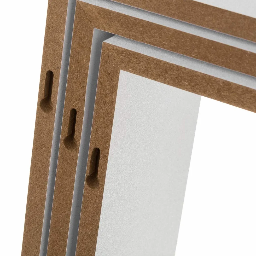 LOLAhome Set de 3 Estantes Cubo Grandes de Madera MDF Blancos/Capacidad 5 kg / 2 Tamaños Disponibles/Incluye herrajes de Pared/Estantes Flotantes con 3 Medidas 30, 27 y 24 cm