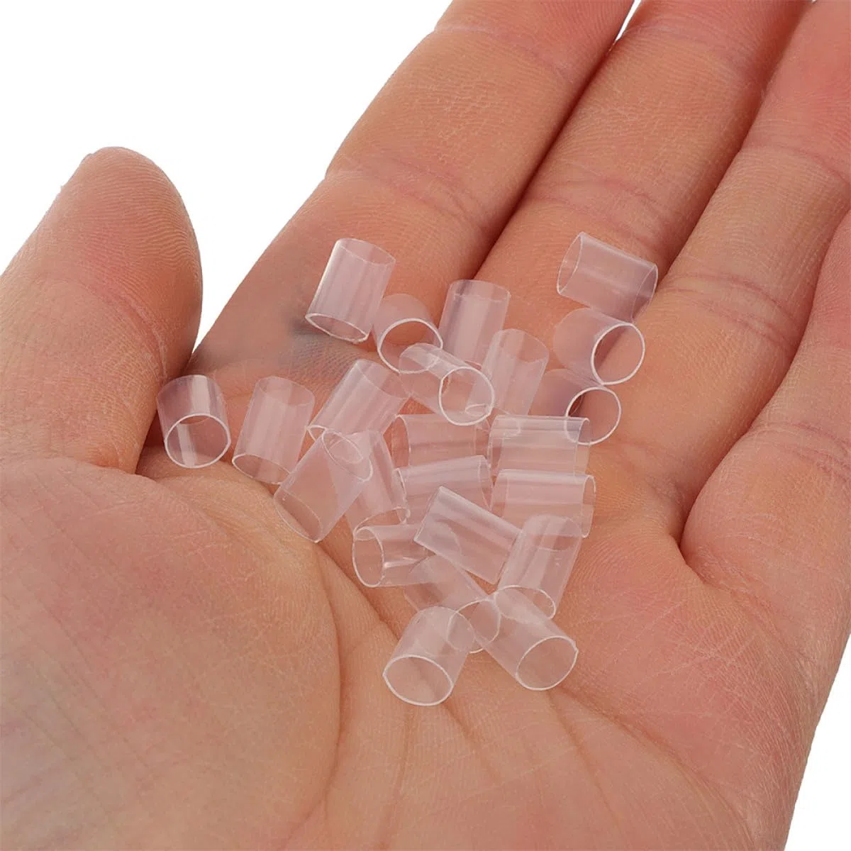 Anneome Relleno De Almohada Transparente De Polietileno 0.31X0.23X0.23In Inserciones De Tubo para Almohadas Soporte Cervical Suave Y Transpirable Bolsa 500G para Hogar Y Oficina