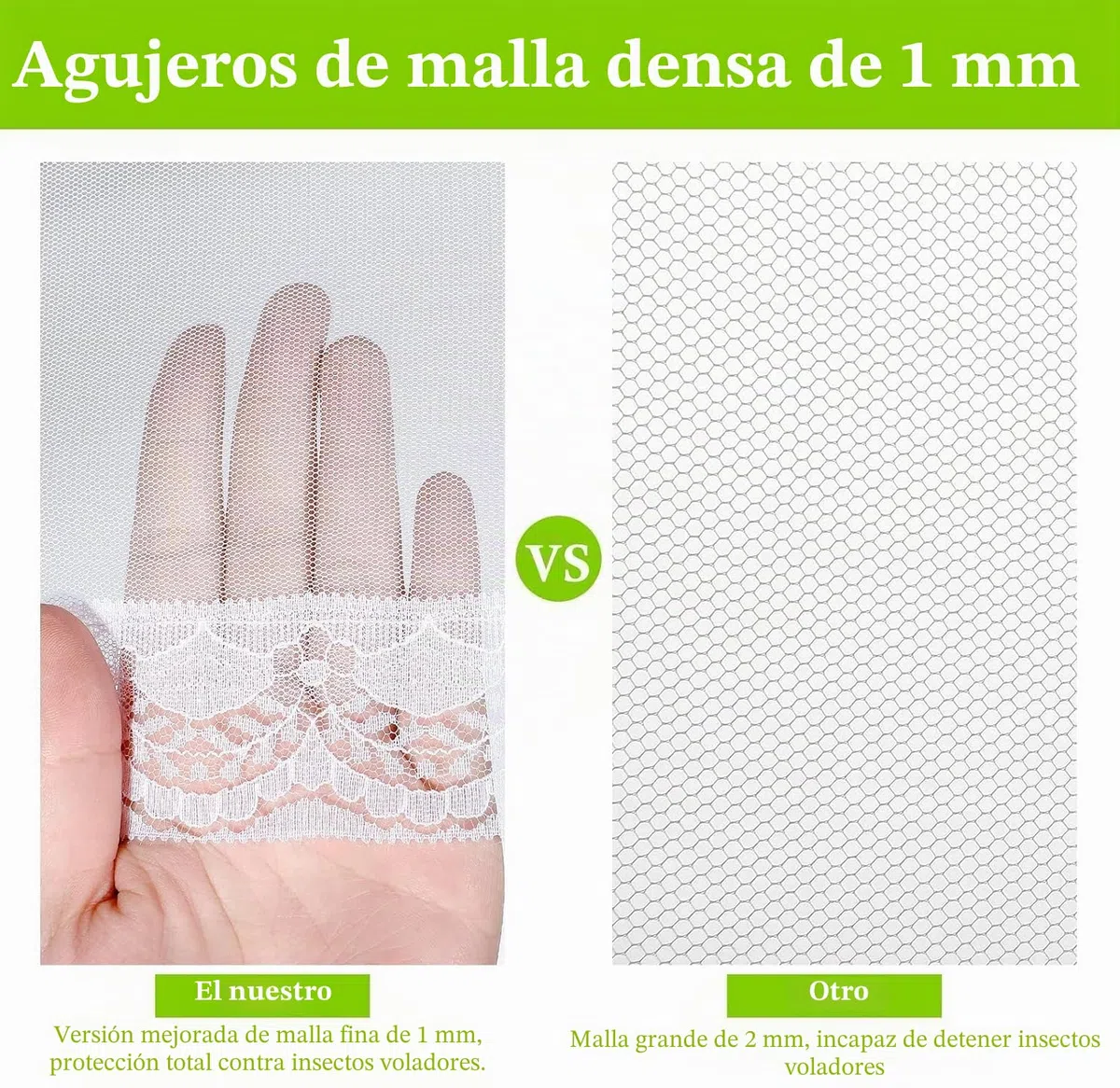 Homealexa 6PCS Campanas Plegables para Comida, Protección contra Moscas, para Comida, Fruta, Picnic, Barbacoa, Blanco, 1 Tamaño XL + 5 Estándar