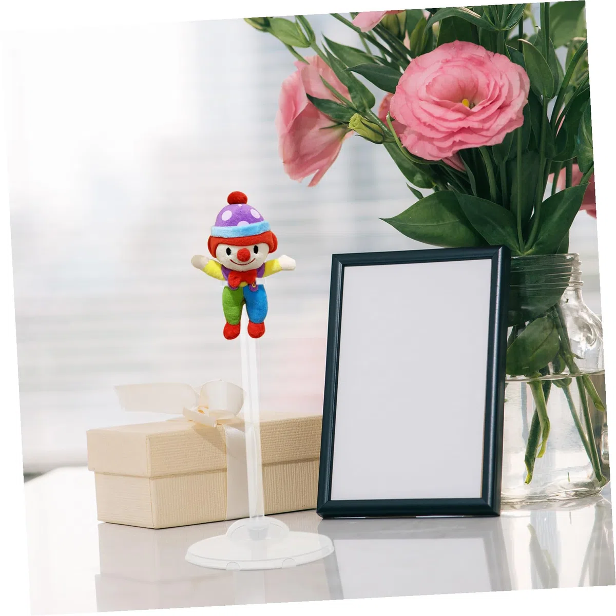 12 piezas Soporte para Muñecas Transparente con Base Amplia Soporte de Exhibición Estable para y Figuras para Almacenamiento y Presentación Detallada