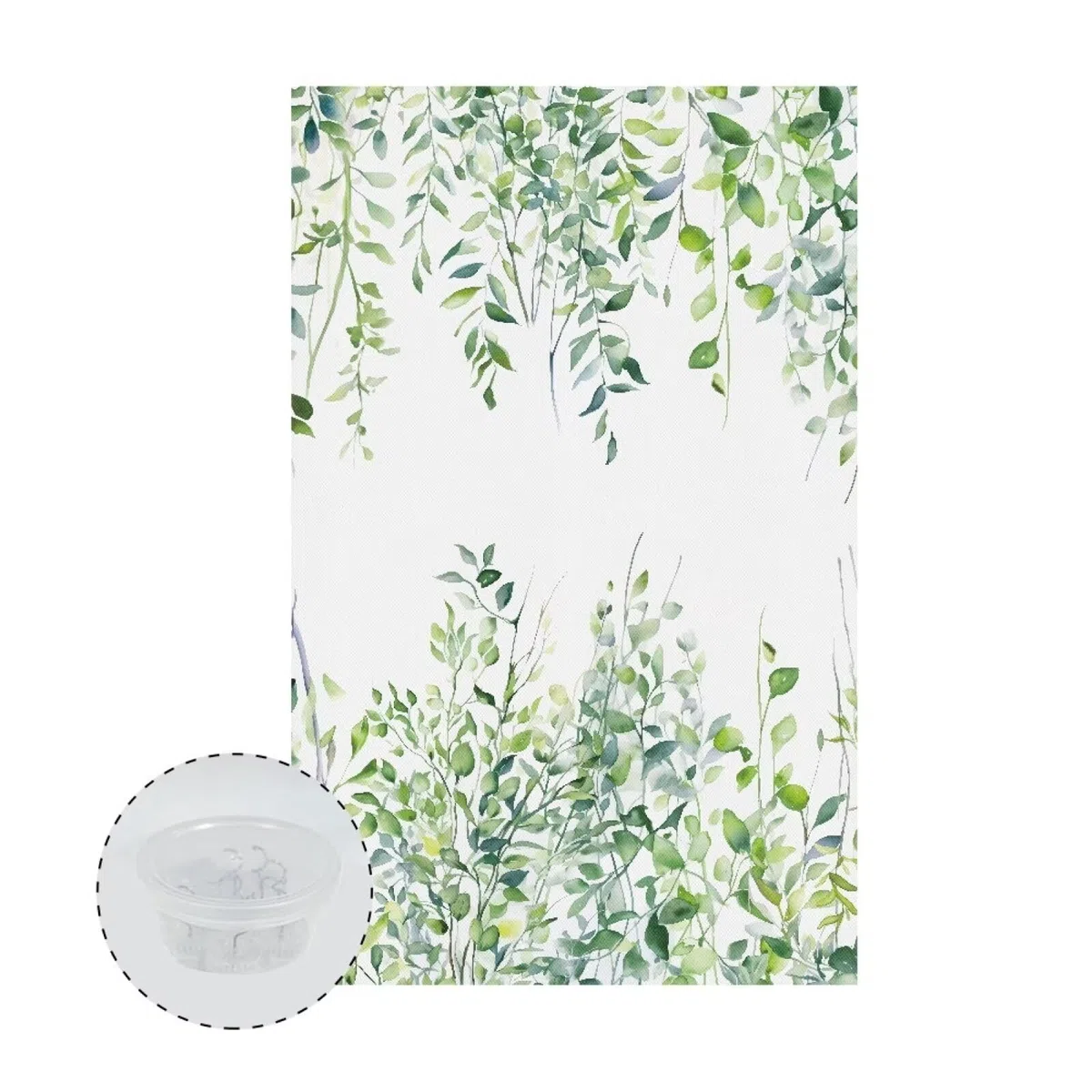 Funda protectora para reposacabezas reclinable con estampado de hojas verdes, funda antideslizante para reposacabezas de sofá, decoración del hogar