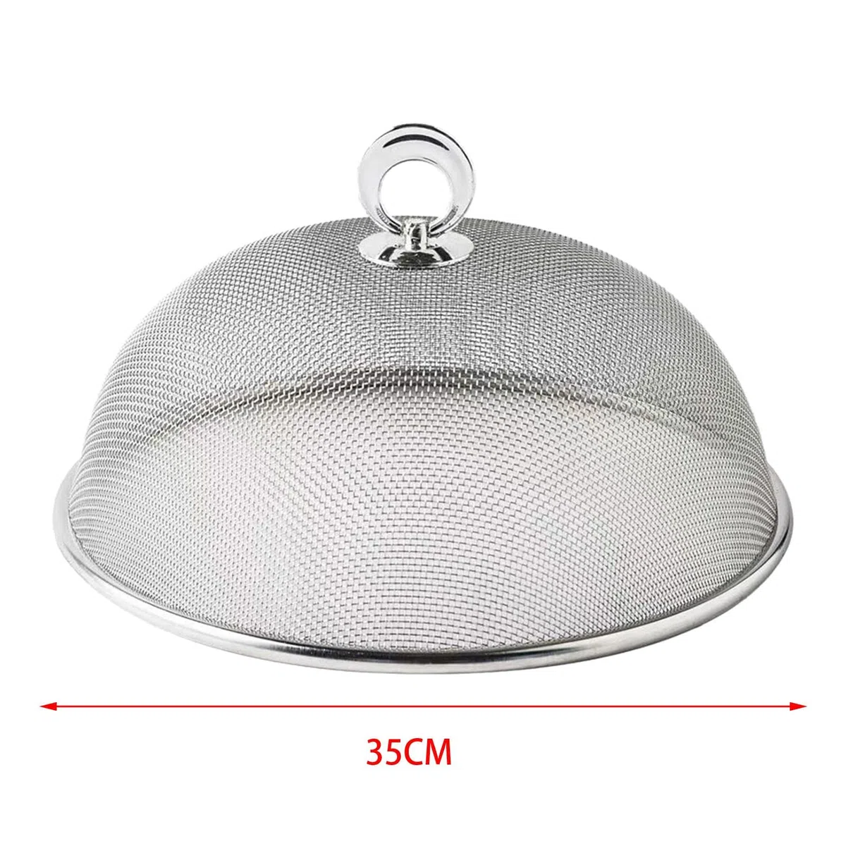 Colcolo Cubiertas para Alimentos Tapa de cúpula para Alimentos a Prueba de Polvo Fuerte Reutilizable Placa antimoscas Cubiertas para Servir Protección de, Los 35CM