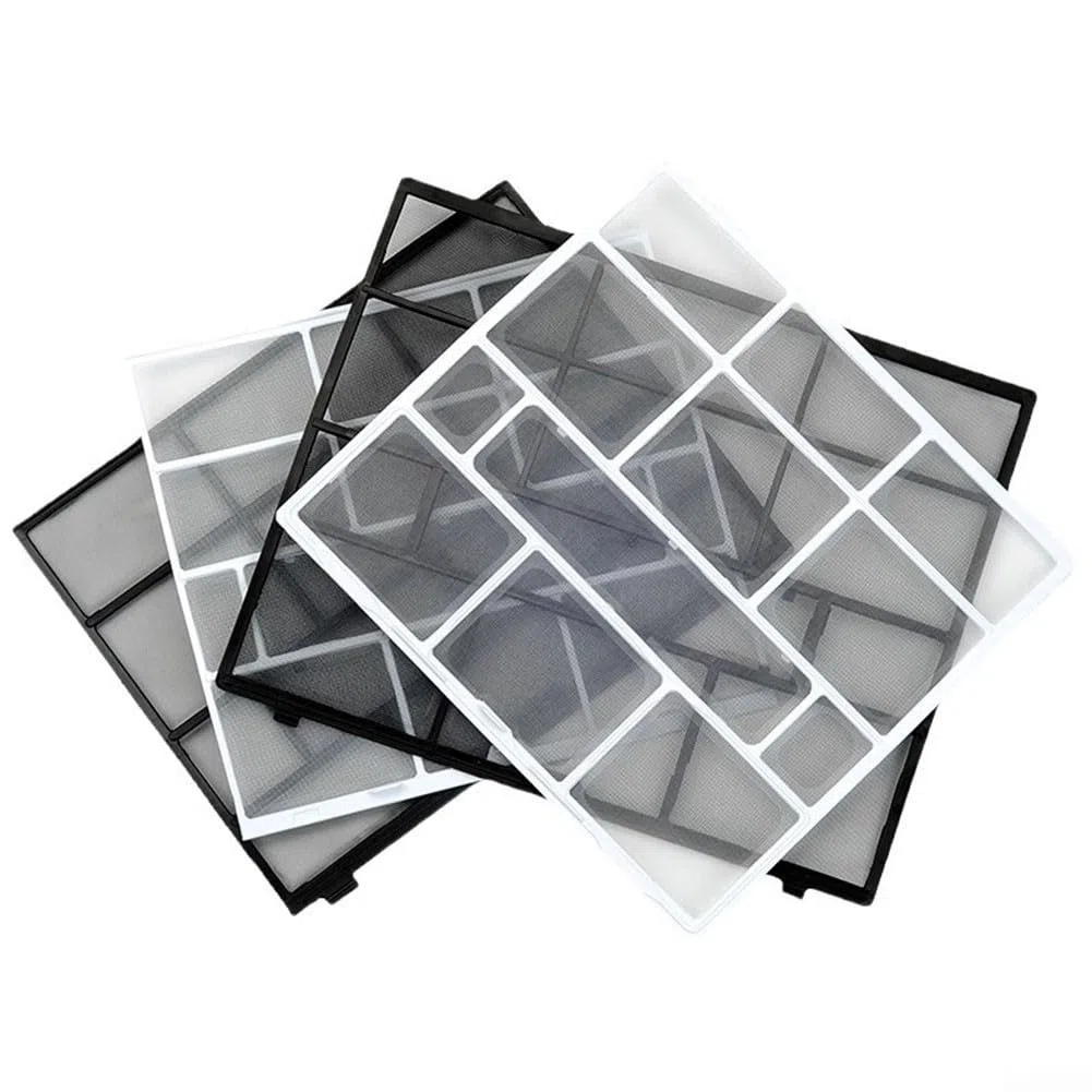 2 filtros de polvo para aire acondicionado, accesorios esenciales de unidad interior para un mejor flujo de aire (31 x 27,5 cm)