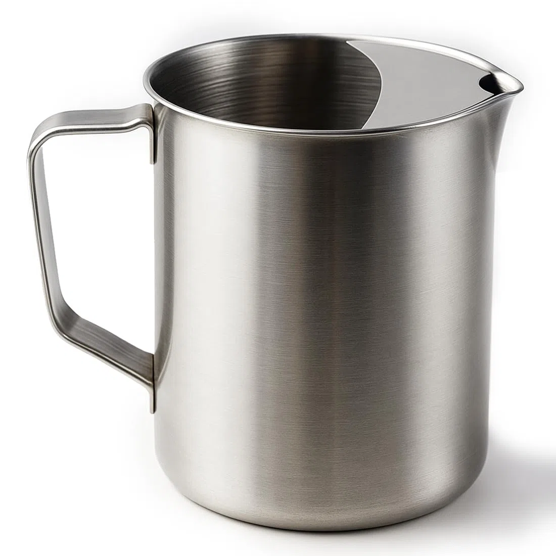 Jarra de Agua de Acero Inoxidable 1,8 Litros - Jarra Metálica con Asa y Tapa apta para Agua, Té, Limonada, Zumos y Bebidas Frías o Calientes - Botella Ideal para Mesa y Cocina