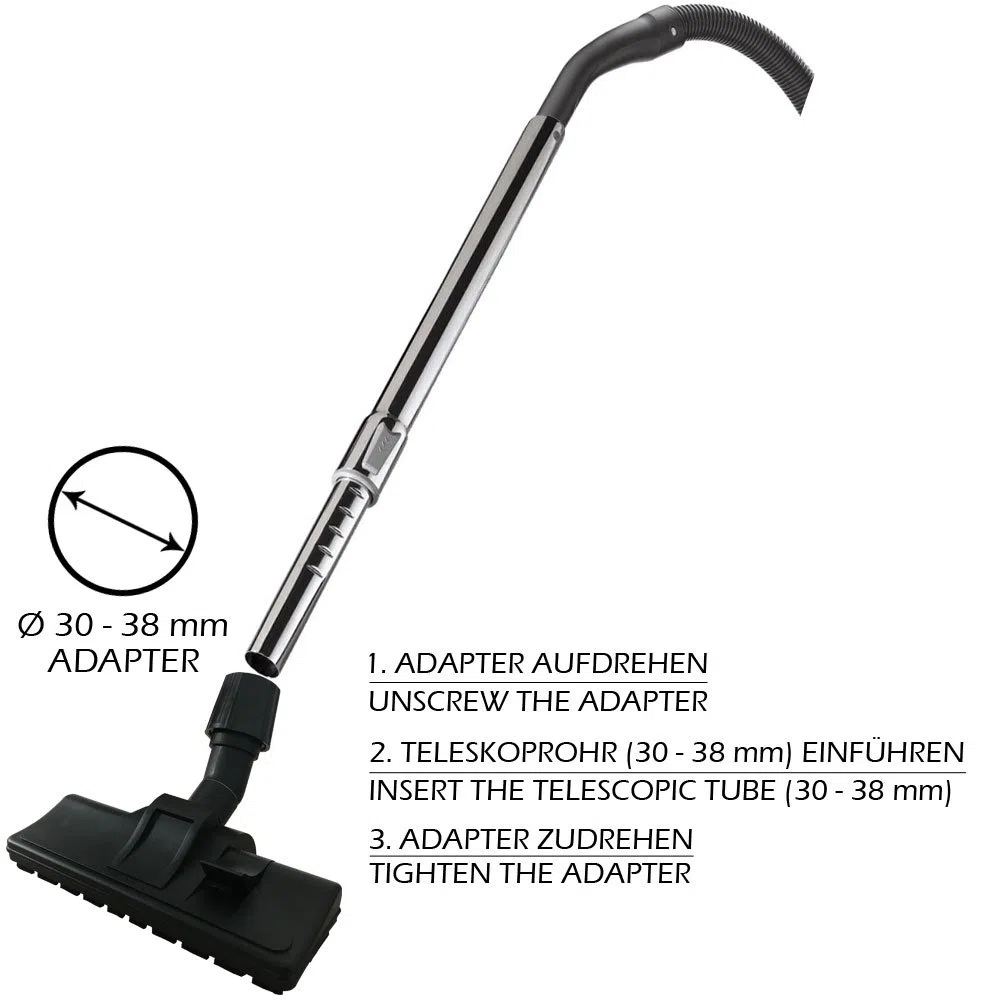Boquilla Combinado de aspiradora para NILFISK Coupe Neo Energy Black EU, One DBB10P05A AUS/NZ