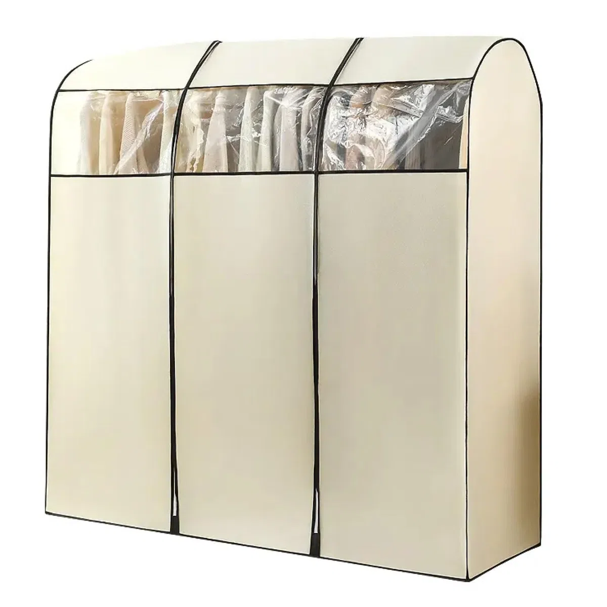 Fundas Ropa Armario Extra Ancha para Perchero de Suelo, Fundas Ropa Burro Ropa Funda Fácil Instalación(100x50x180cm/39x19x70in)