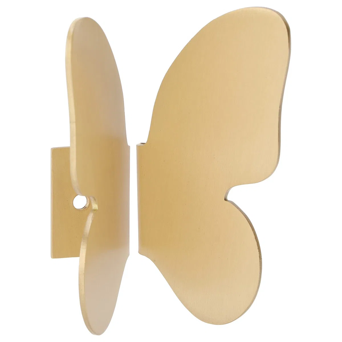 Emoshayoga Pomos de mariposa para gabinete, pomos decorativos de cobre para cajones de armario, paquete de 6