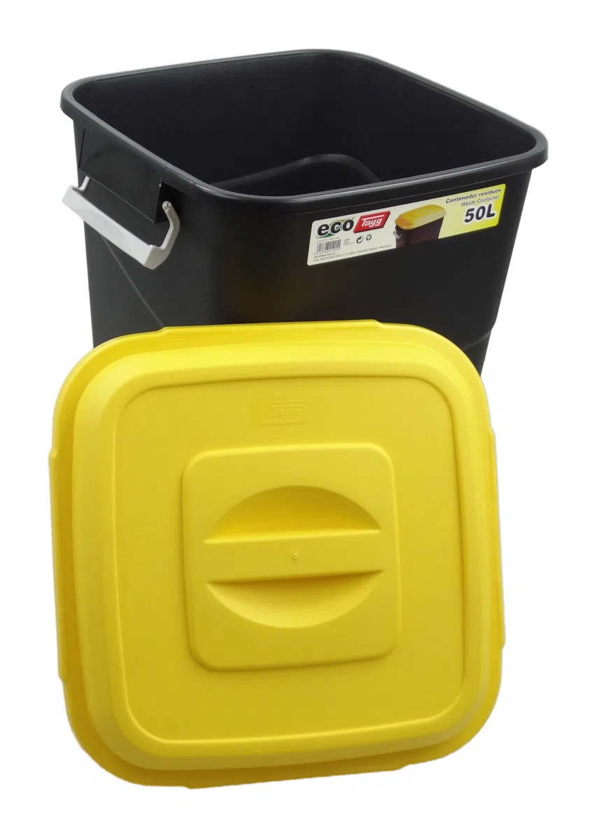 Tayg - Contenedor de residuos Eco Tayg 50 l. AM, amarillo