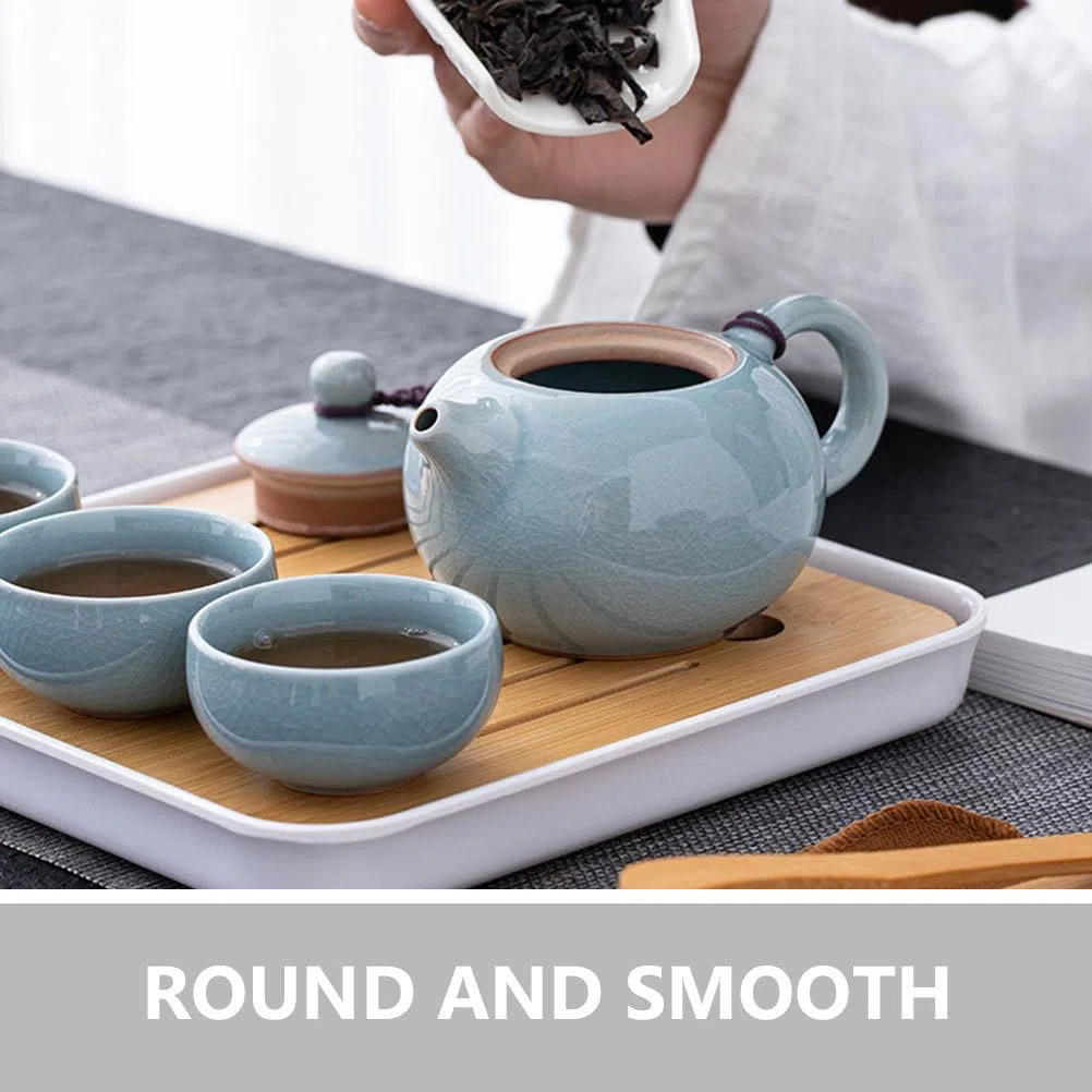 IMIKEYA tetera de ceramica tetera floreciente beber té pequeña suelta portátil de salón de té jarra de te de viaje china cerámica