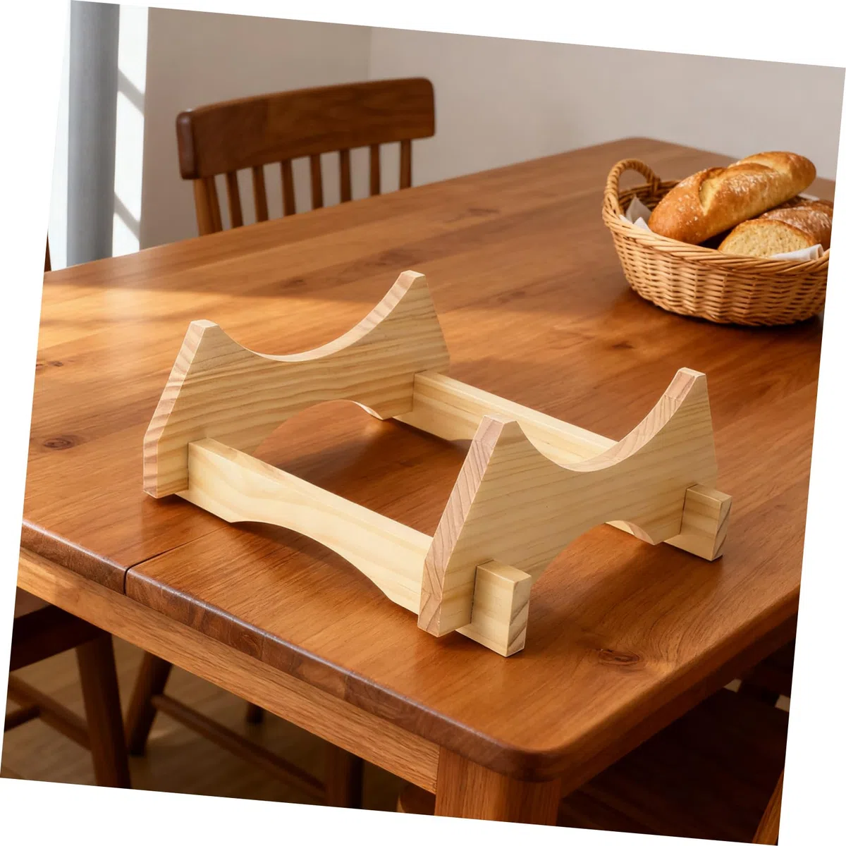 PRETYZOOM Soporte de Barril Madera para Hogar Diseño Natural y Montaje Sencillo, Adecuado para Decoración Elegante en Salón y Soporte Versátil para Jarras y Galones