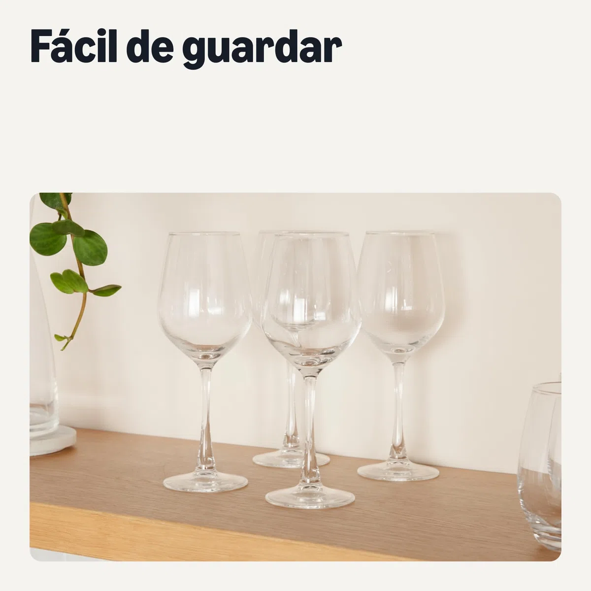 Amazon Basics Copas de Vino Blanco con Tallo, Juego de 6 Piezas, 341ml, Aptas para Lavavajillas