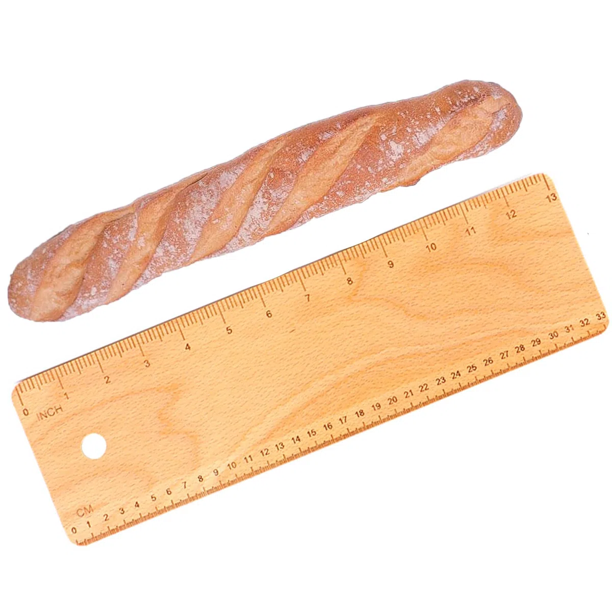 Tabla de Voltear Pan, Hornear Cáscara de Transferencia Simple, Tabla de Transferencia para Baguette, Sartén de Madera para Baguette, para Pan Francés, Galletas, Pizza, Pasteles, Masa(33*10*0.5 cm)