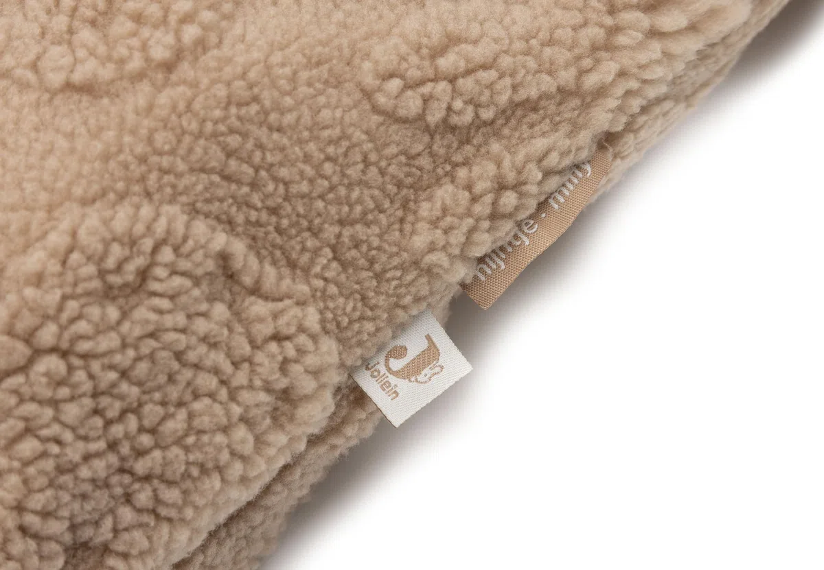 Jollein Bolsa de Almacenamiento para Parque Infantil - Miffy Jacquard Teddy - Biscuit - Organizador para Cuna - Bolsa para Juguetes y artículos de bebé - 65 x 42 x 3 cm