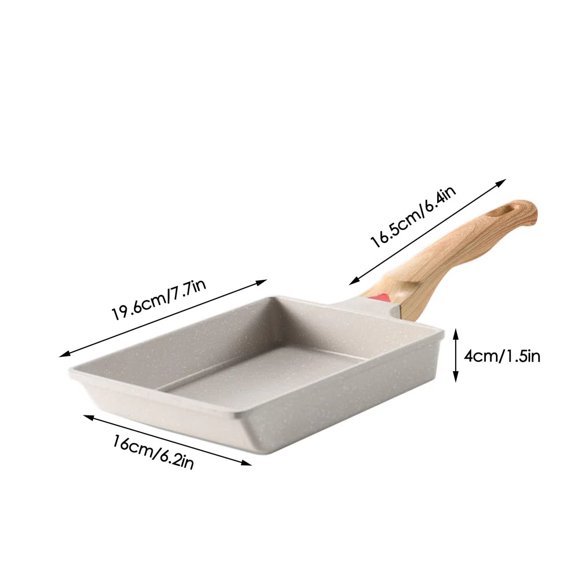 Rectangular Sartén Para Huevos, Sartén Antiadherente Tamagoyaki, Sartén Japonesa Para Tortillassartén Rectangular, Sartén Japonesa Antiadherente Para Tortillas, Sartén Cuadrada Tortilla, Para Saltear