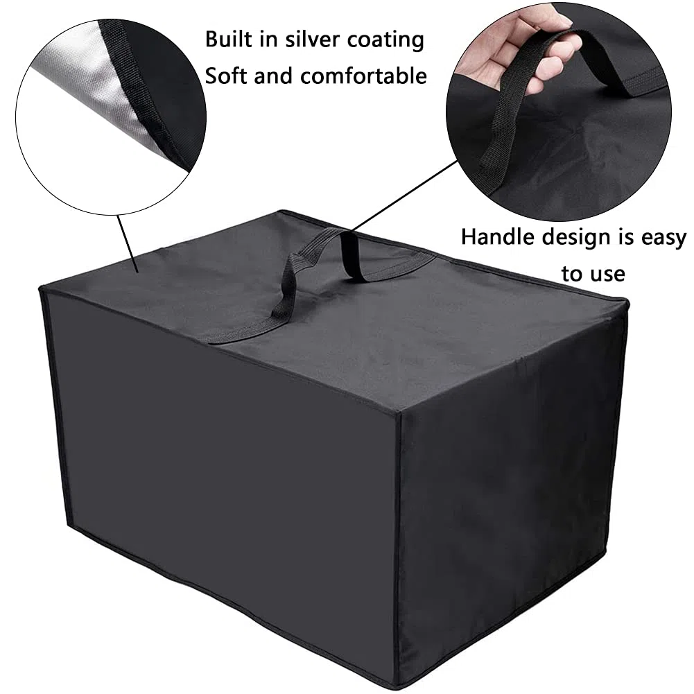 Funda protectora a prueba de polvo para microondas, resistente al calor, impermeable, tela de poliéster 420D, protección contra el polvo para hornos tostadores