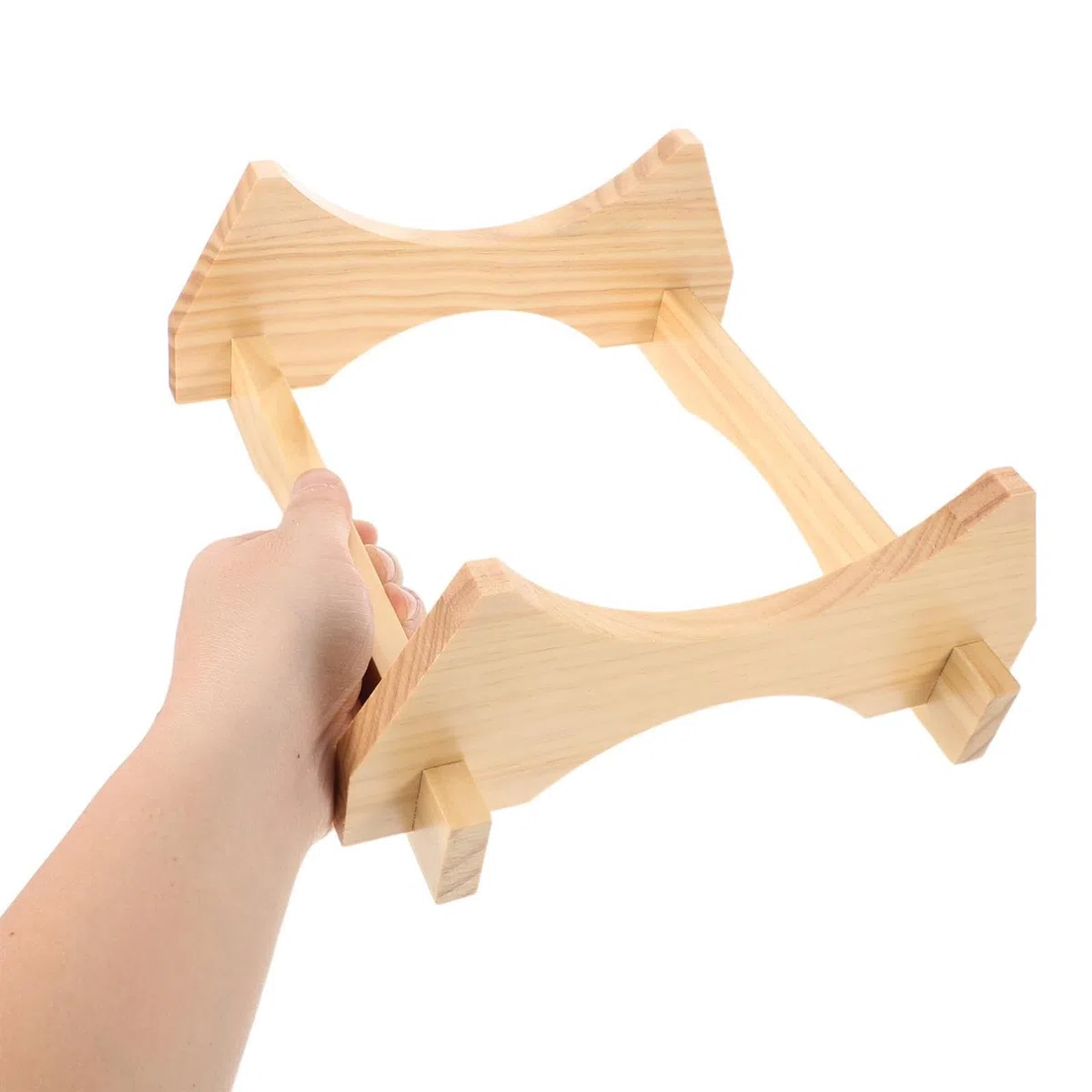 PRETYZOOM Soporte de Barril Madera para Hogar Diseño Natural y Montaje Sencillo, Adecuado para Decoración Elegante en Salón y Soporte Versátil para Jarras y Galones
