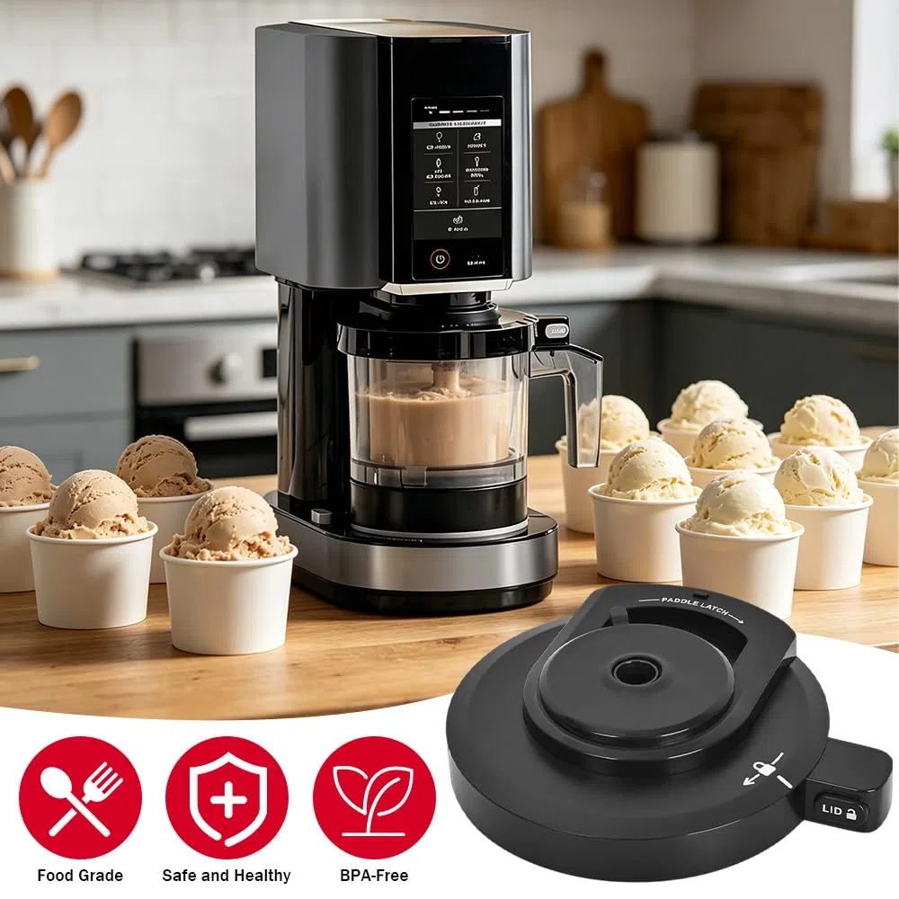 Tapa Exterior para Máquina de Hielo, Compatible con Ninja NC299AMZ/NC300/NC301 Series, Accesorio de Tapa de Repuesto Reutilizable, Libre de BPA y Apta para Lavavajillas (No Paddle)
