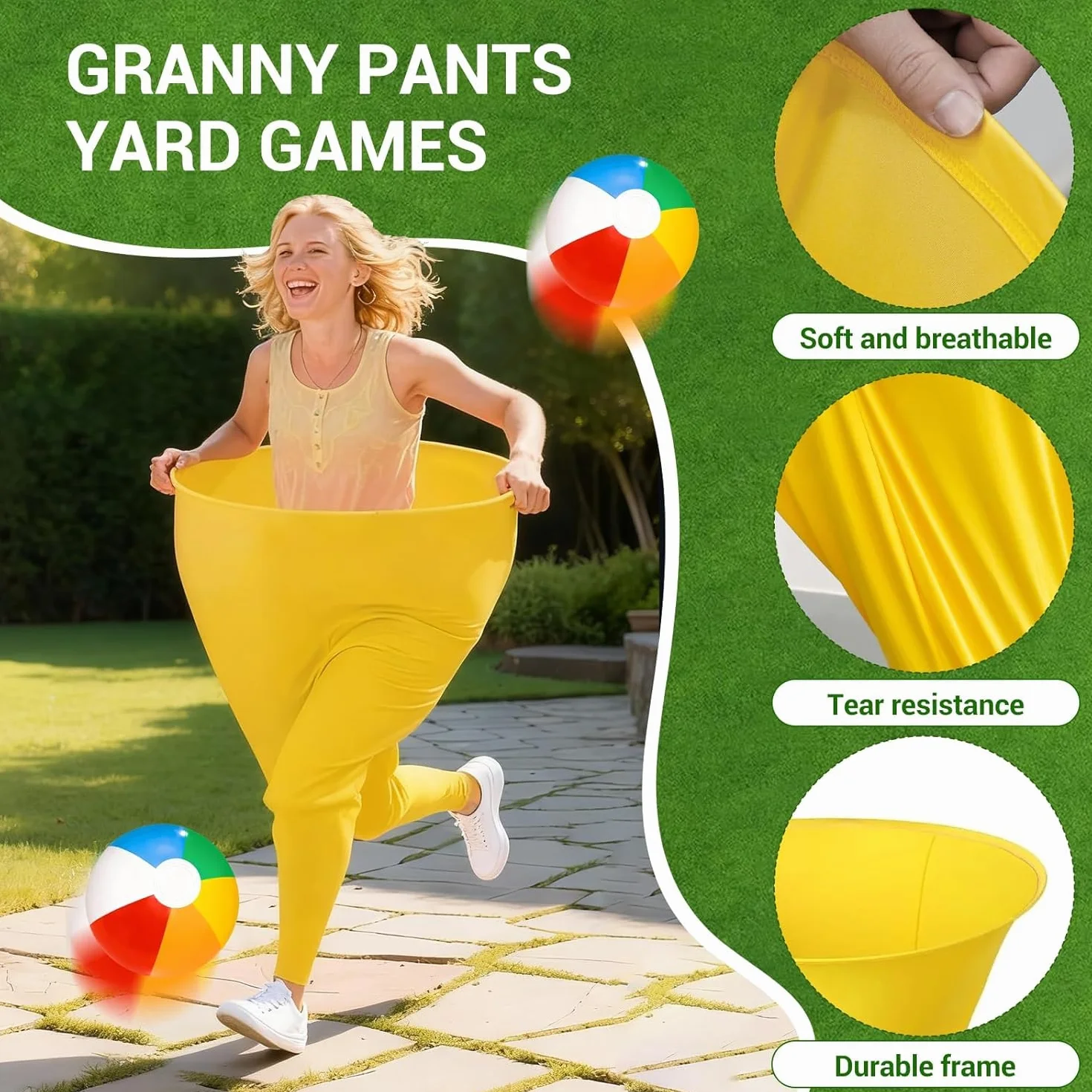 Juegos al Aire Libre para Adultos - Set de Lanzamiento para Fiestas con 8 Pelotas y Bomba de Aire, Juegos Divertidos para Reuniones Familiares y Grupos de Adultos