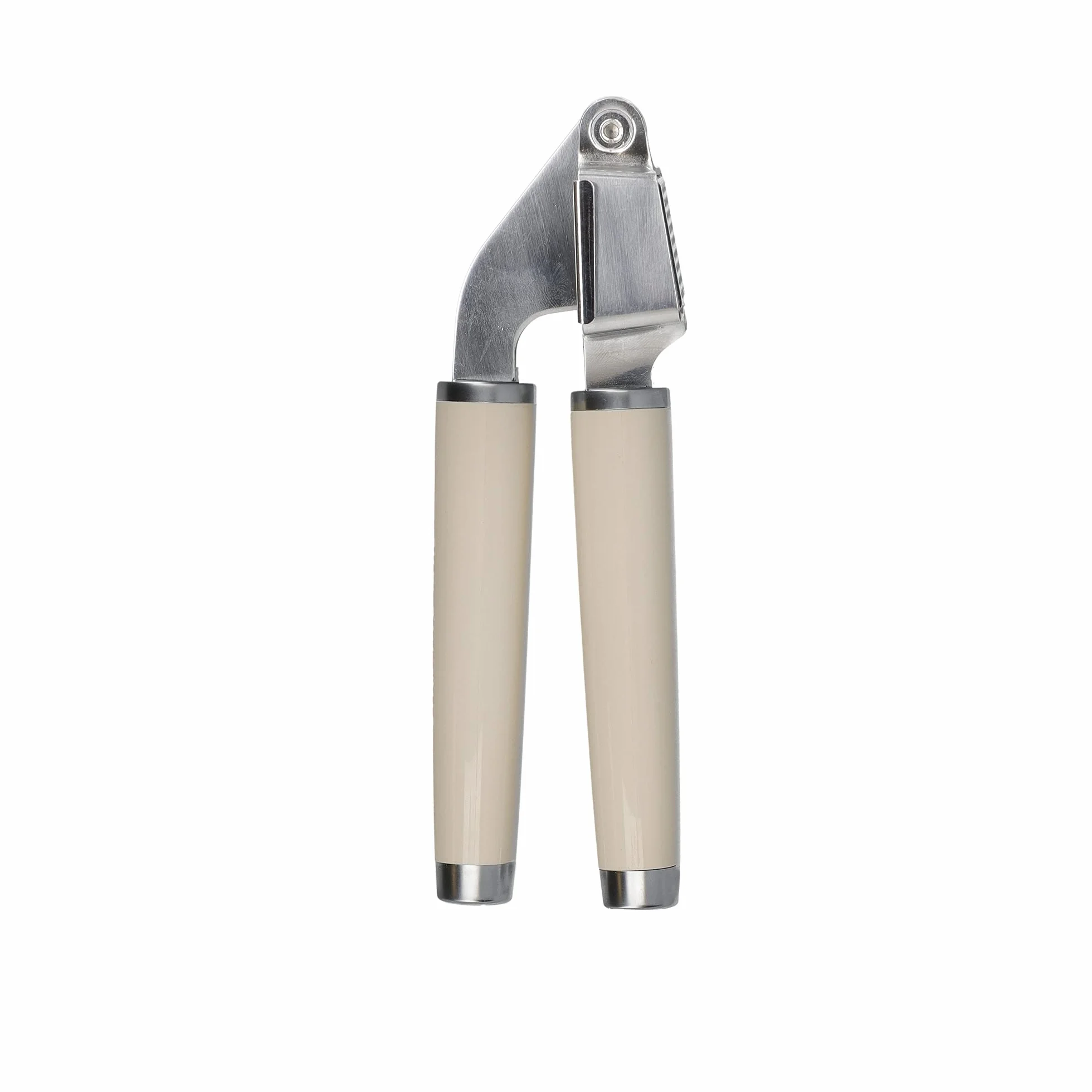 KitchenAid Prensador de Ajo de Acero Inoxidable Apto para el Lavavajillas, Beige