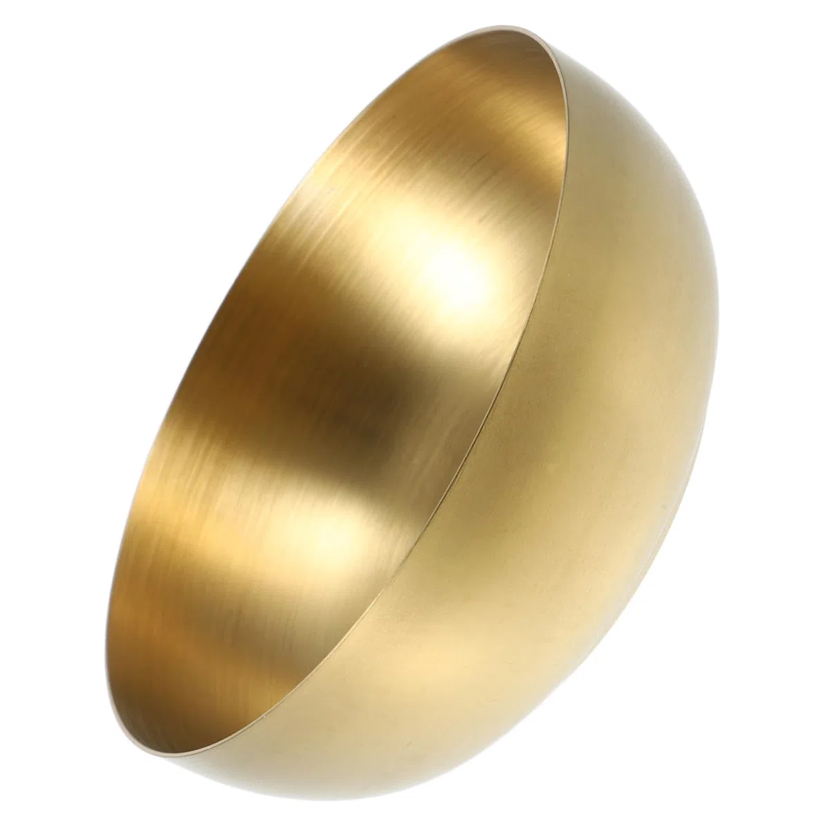 Cuenco De Acero Inoxidable Con Acabado Dorado De 10 Cm De Una Sola Capa Estilo Coreano Para Sopa Y Fideos Liso Fácil De Limpiar Para Uso Doméstico Y Comercial