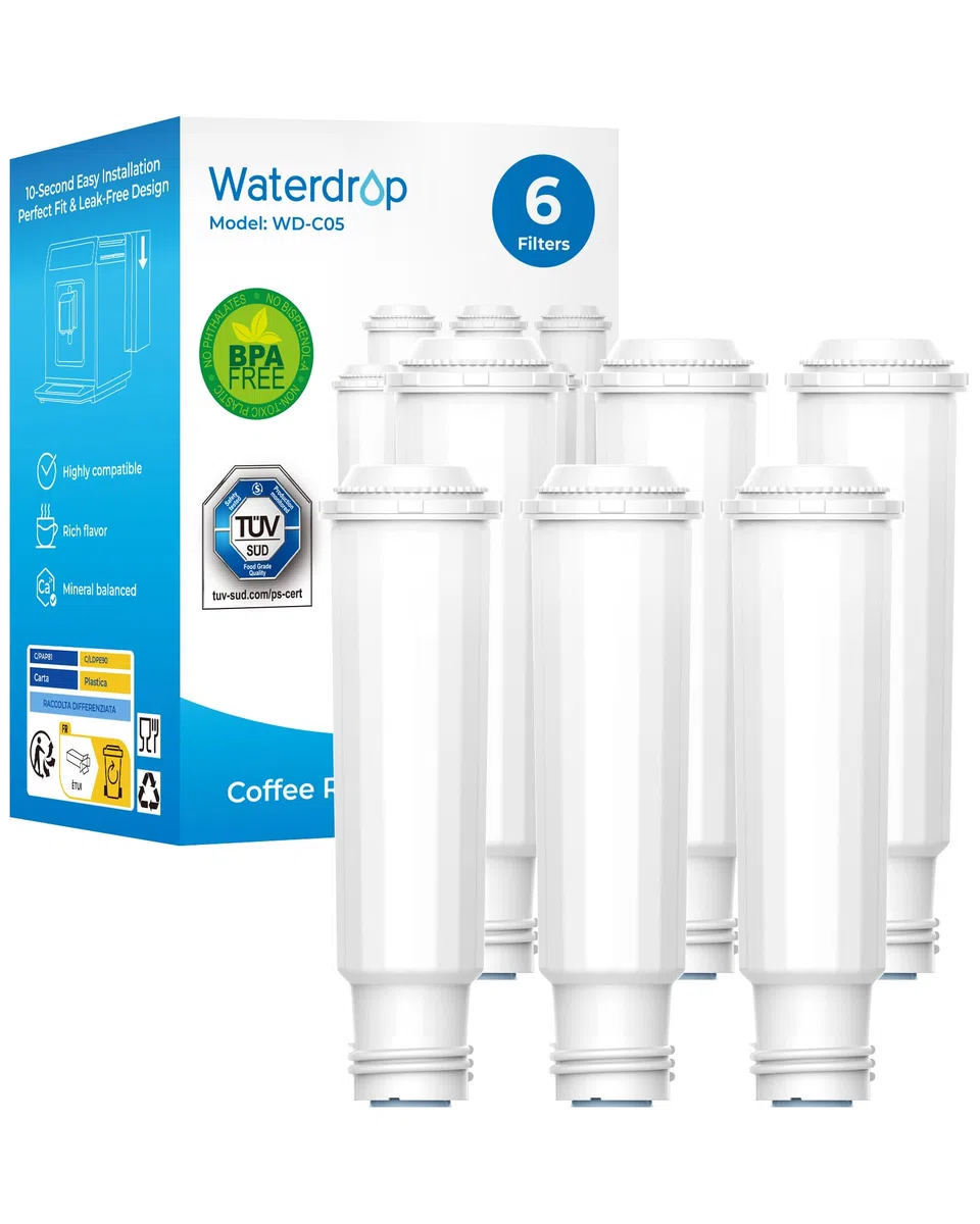 Waterdrop Filtro de Café en Cartucho, Compatible con Nivona®, Melitta® Filtro en Cartucho, Krups® F088, Krups® EA829S, Jura®, Melitta® Barista TS y Plus, Certificado TÜV SÜD (6)