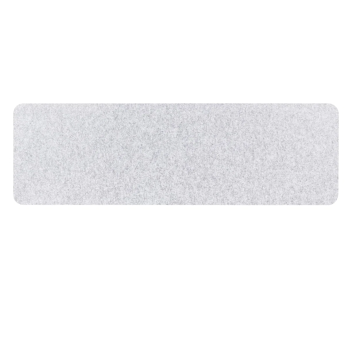 Beliani Panel Separador acústico biombo Escritorio Pet Abrazaderas de Montaje Tela tapizado 160 x 50 cm Gris Split