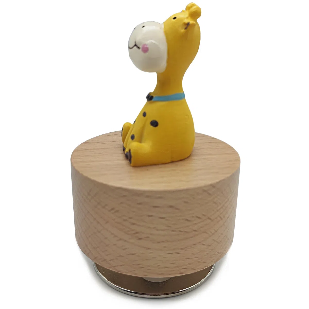 Mini Caja de música giratoria de Madera con Bonito Adorno de Jirafa (You Are my Sunshine.)