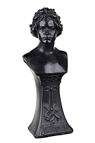 danila-souvenirs Busto/Estatua de Piedra del Compositor alemán Ludwig Van Beethoven 17,5 cm